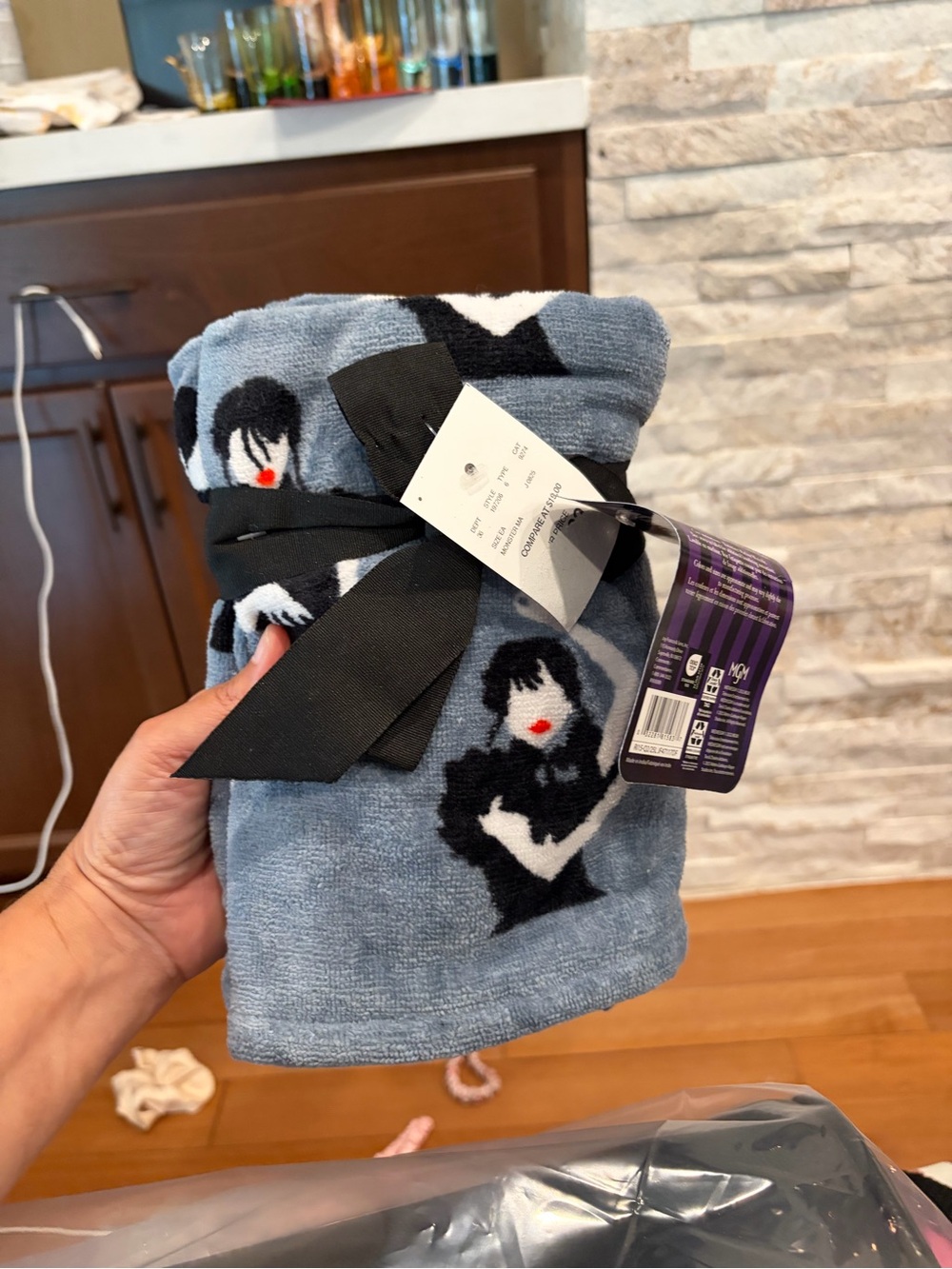 Wednesday Addams 2 Pack Hand Towels 100% Cotton Spooky Halloween Bathroom NWT